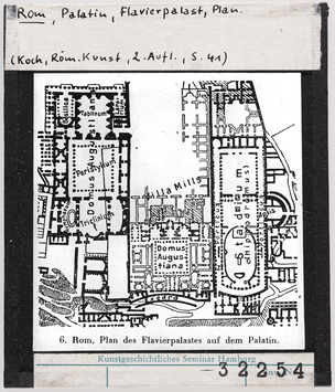 Vorschaubild Rom: Flavierpalast, Plan 